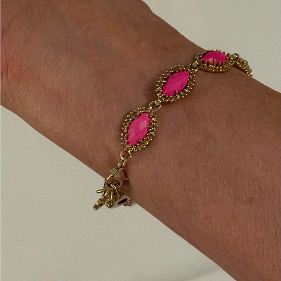 Kendra Scott Jana Magenta Bracelet GUC - Picture 7 of 14
